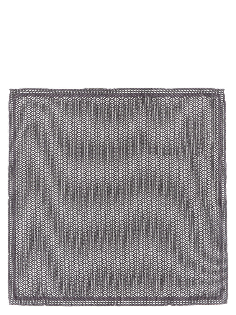 Brunello Cucinelli Multicolor Silk Pocket Square