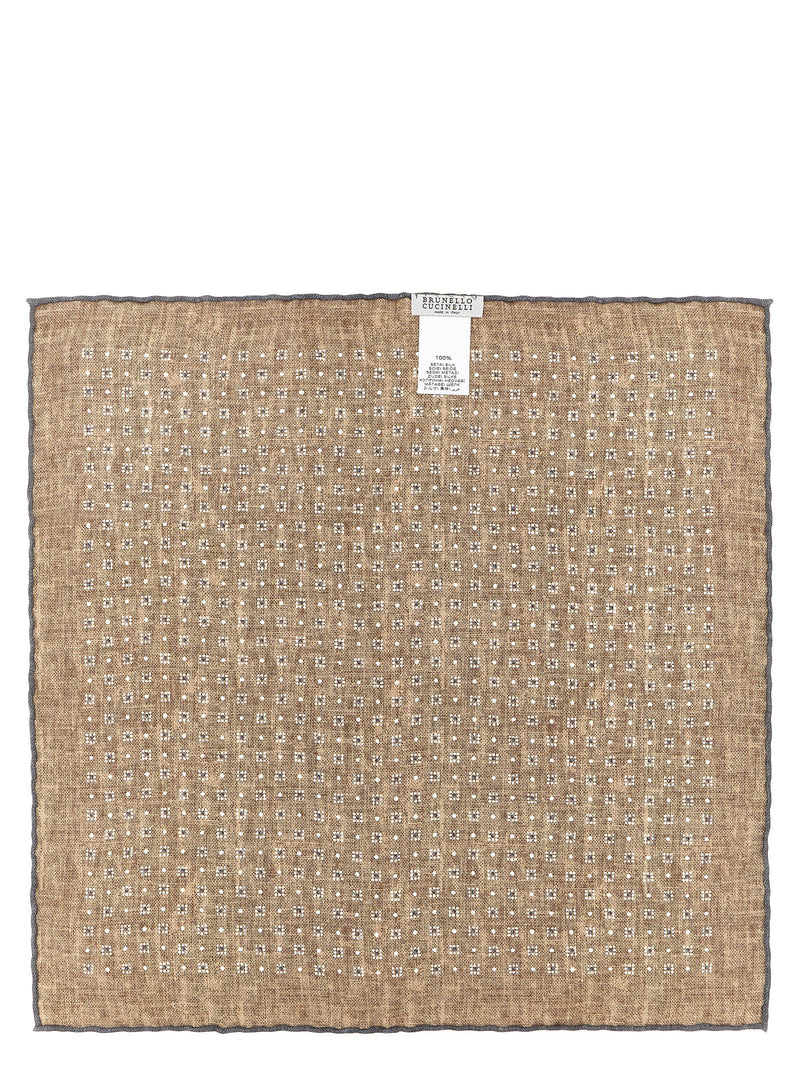 Brunello Cucinelli Gray Silk Accessories