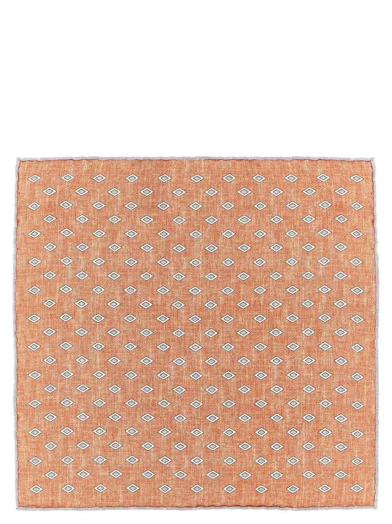 Brunello Cucinelli Multicolor Silk Pocket Square