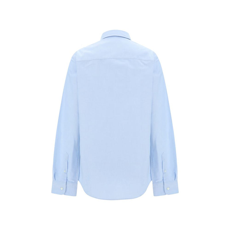Ami Paris Blue Cotton Dress Shirt