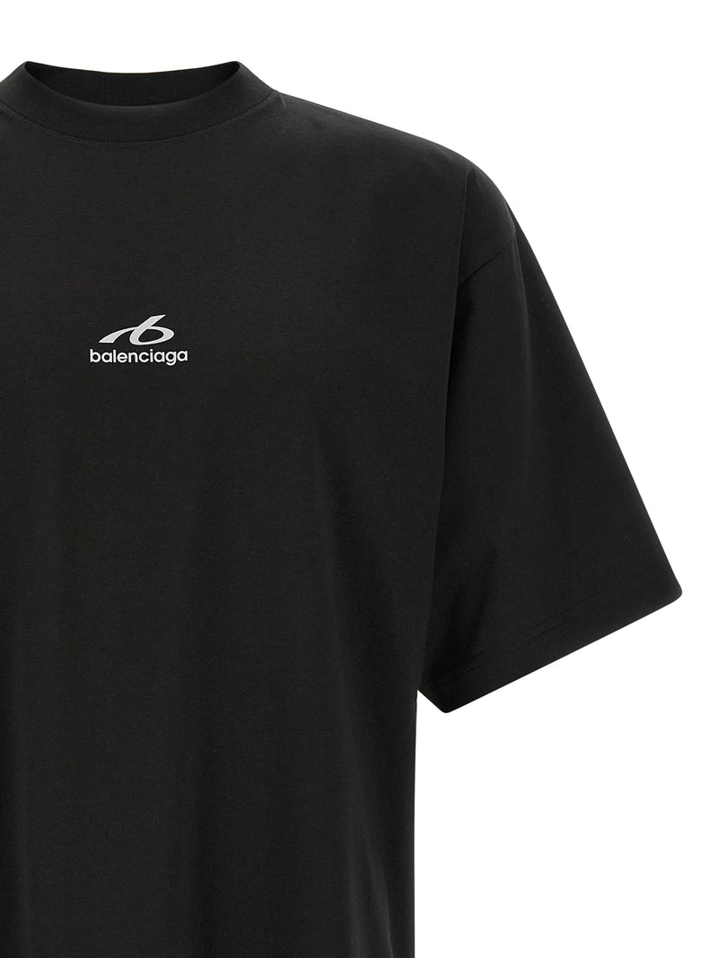 Balenciaga Black Cotton T-Shirt