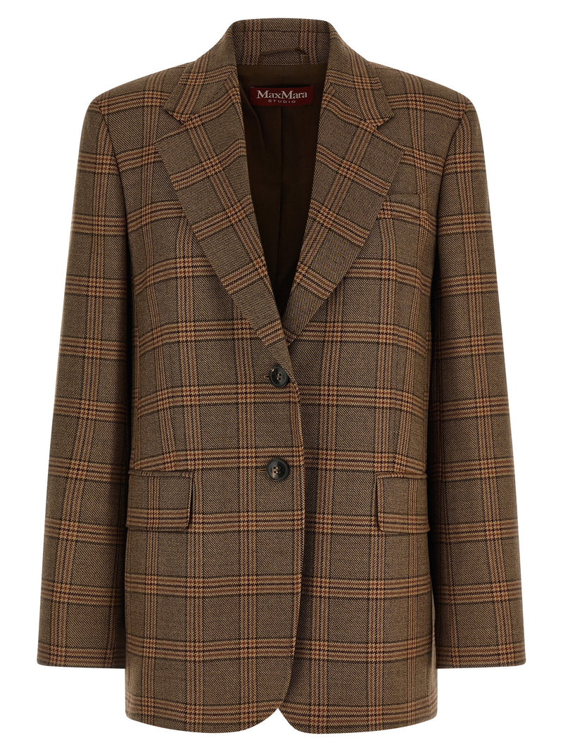Max Mara Brown Wool Blazer
