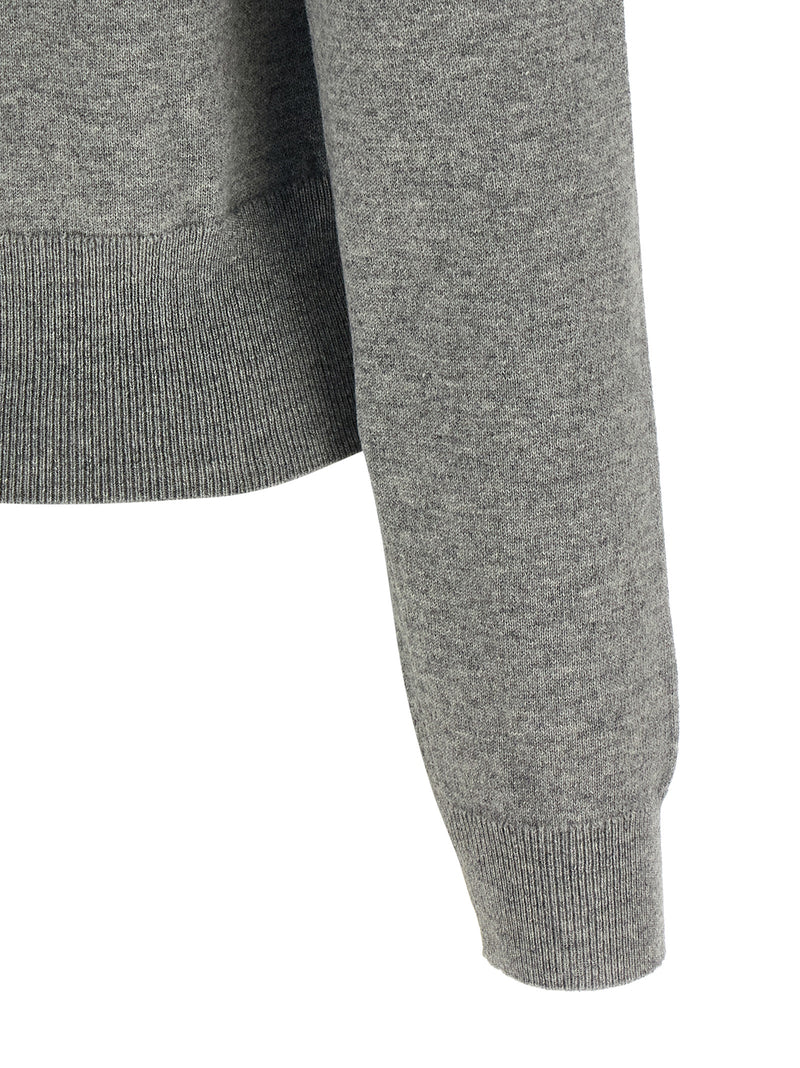 Dolce & Gabbana Gray Cashmere Cardigan