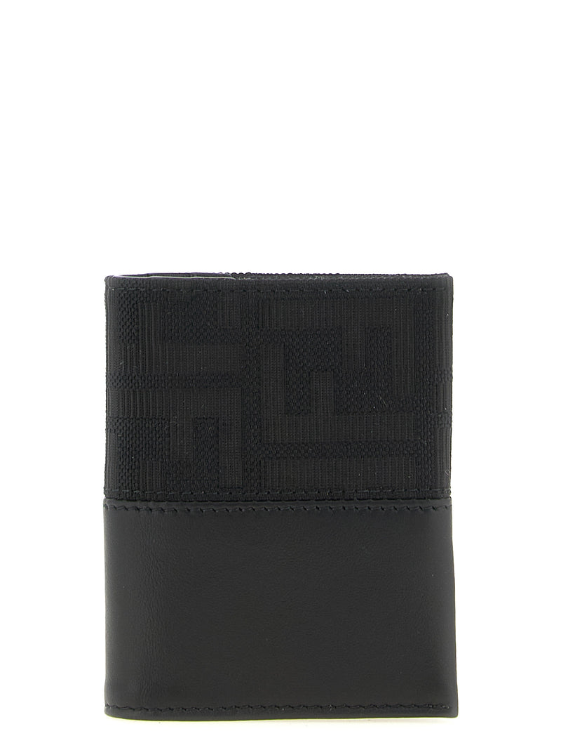 Fendi Black Polyester Cardholder