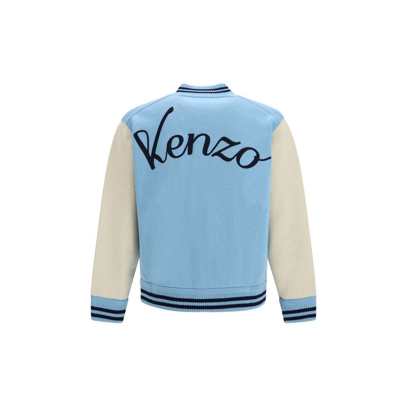 Kenzo Blue Wool Oves Aries Bomber