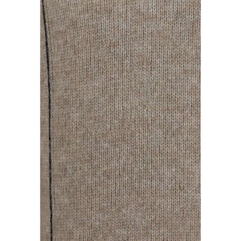 Giorgio Armani Beige Alpaca Vicugna Pacos Sweatshirt