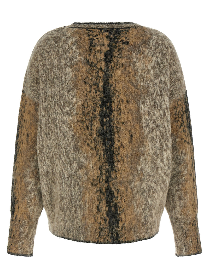 NUDE Brown Wool Cardigan