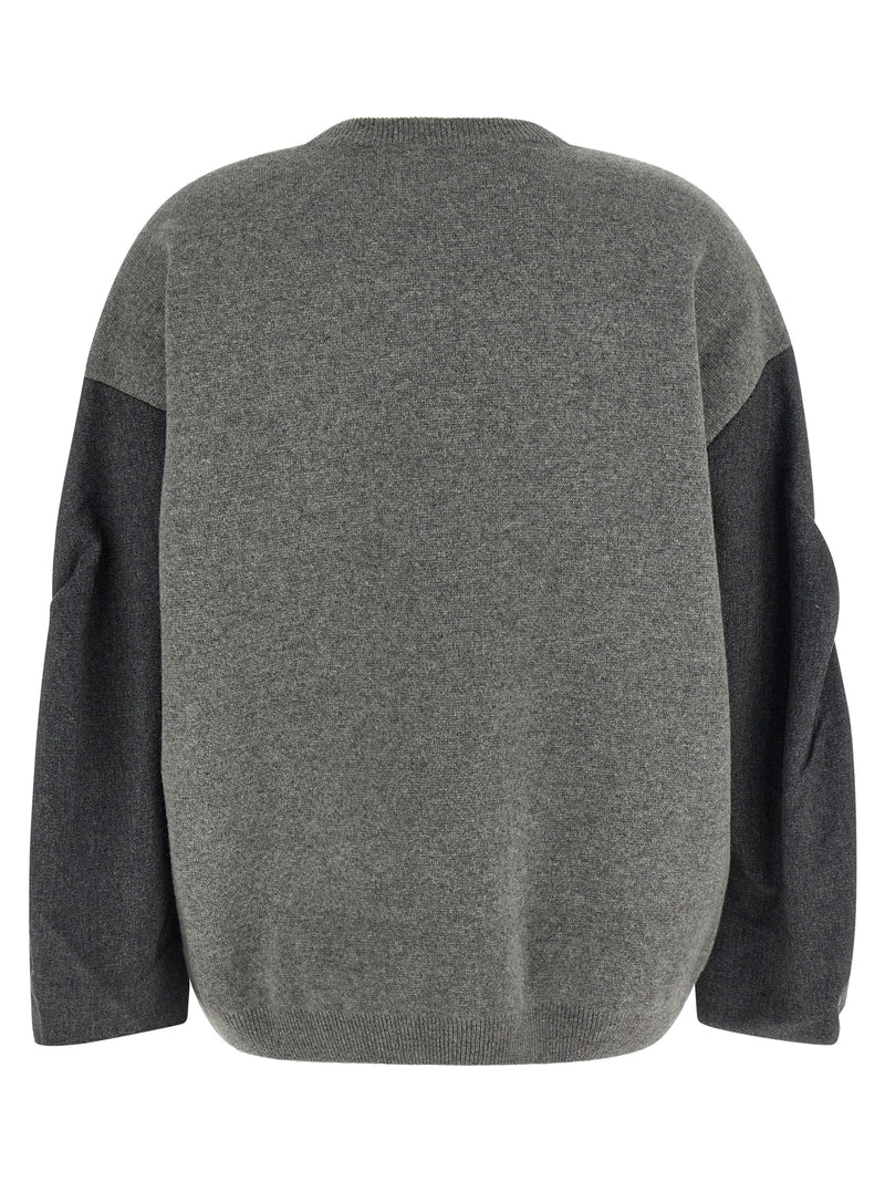 NUDE Gray Wool Cardigan