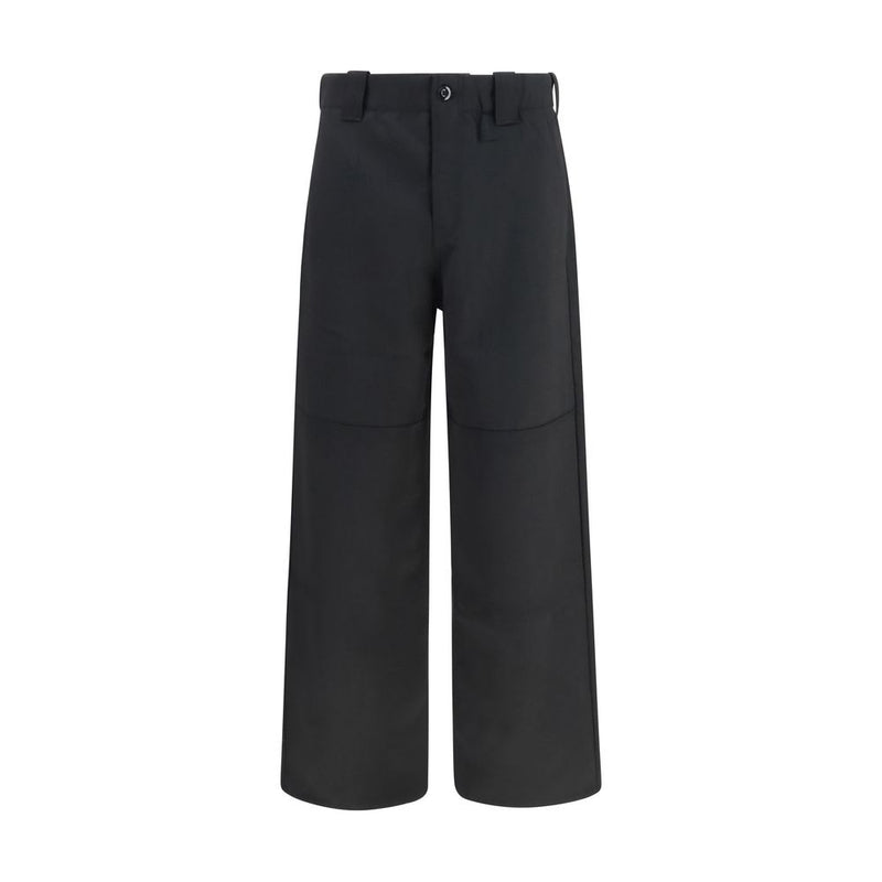 Kenzo Black Wool Oves Aries Chino Pants