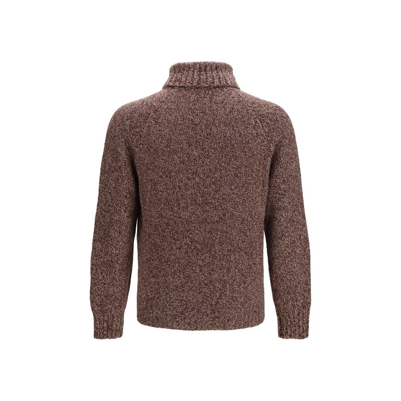 Brunello Cucinelli Bordeaux Wool Oves Aries Turtleneck