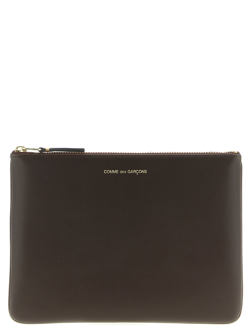 Comme Des Garçons Brown Cowhide Cardholder