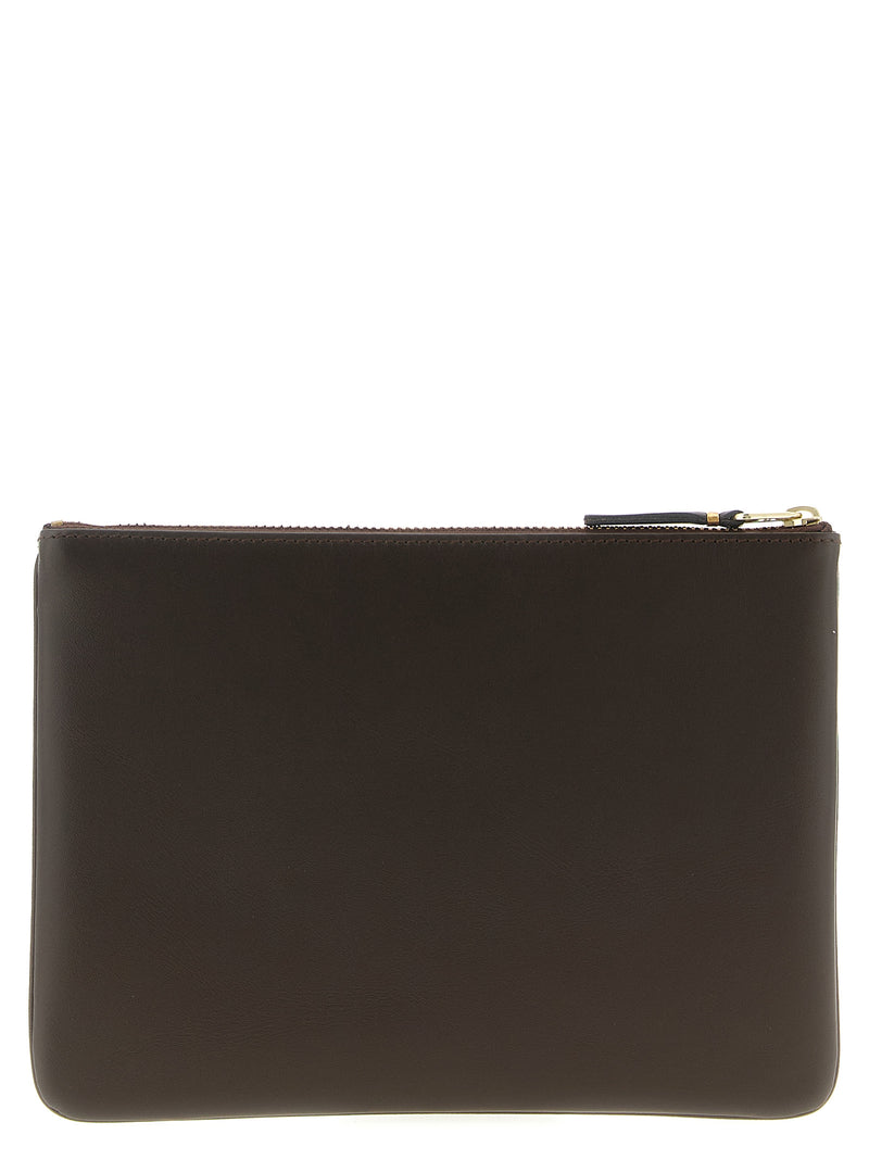 Comme Des Garçons Brown Cowhide Cardholder