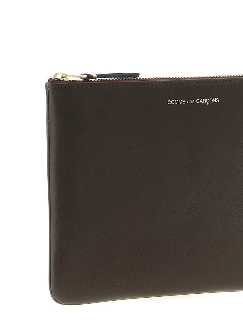Comme Des Garçons Brown Cowhide Cardholder