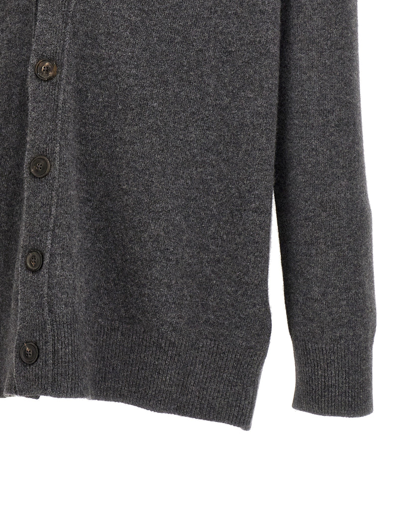 Maison Margiela Gray Wool Cardigan