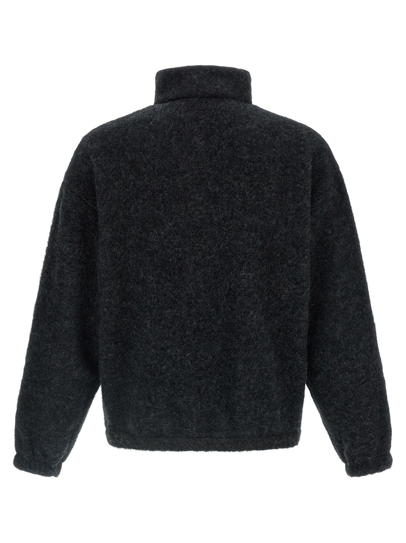 Jil Sander Gray Wool Sweatshirt
