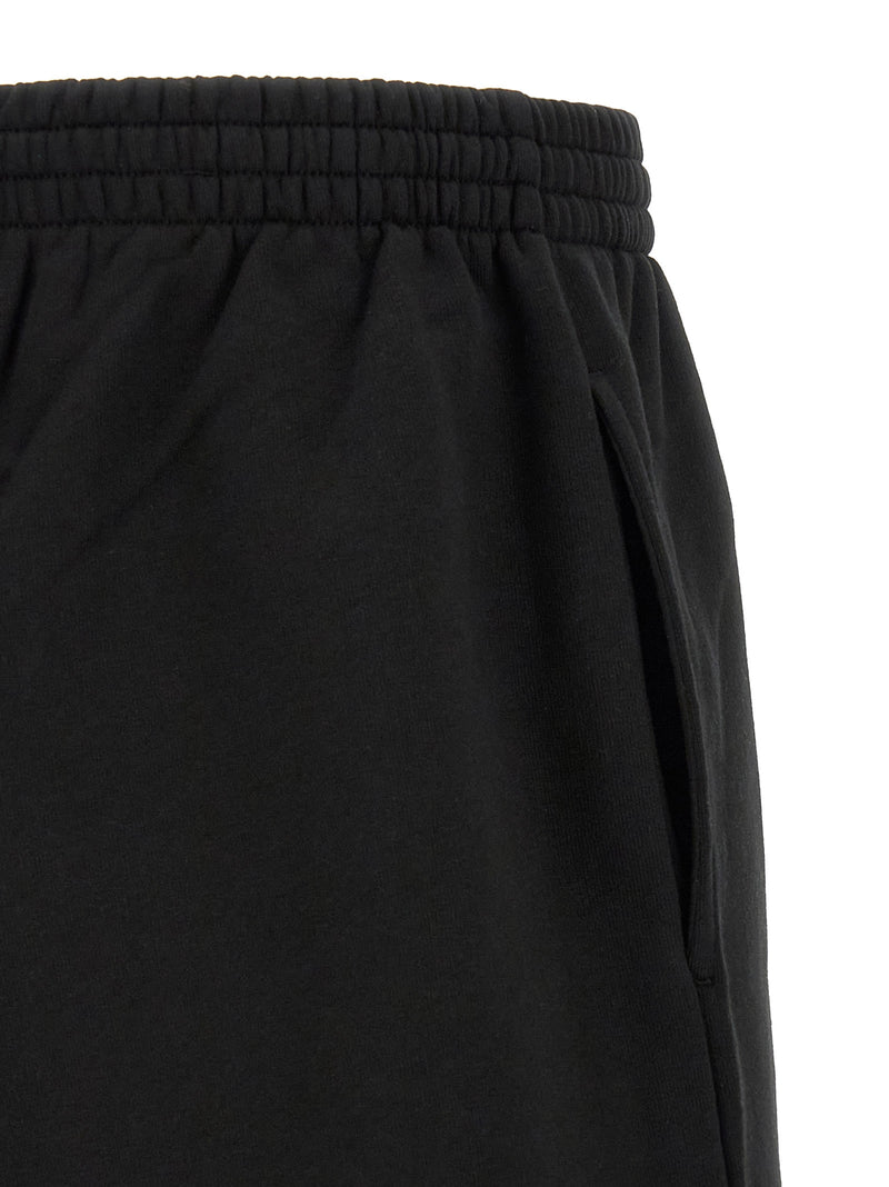 Balenciaga Black Cotton Bermuda Shorts