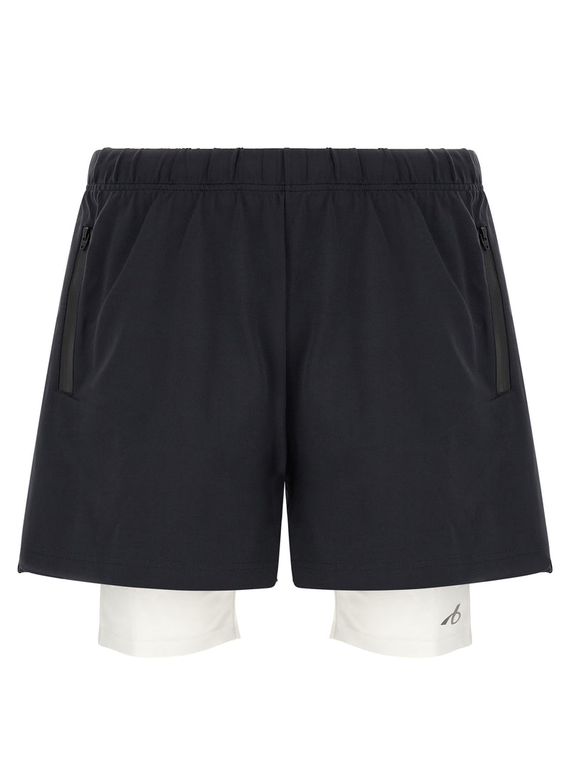Balenciaga Bicolor Polyamide Bermuda Shorts
