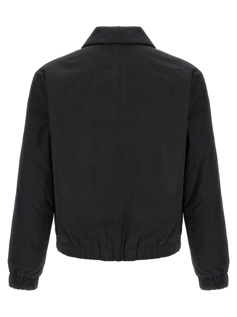 Ami Paris Black Cotton Bomber