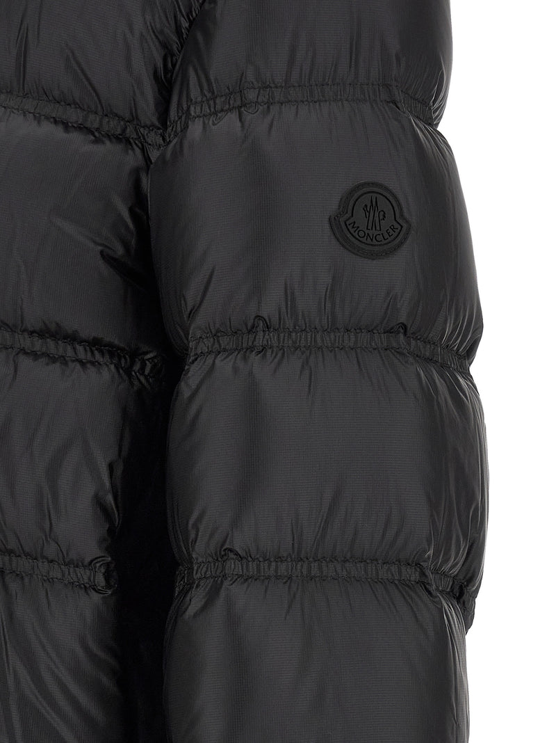 Moncler Black Polyamide Full-Length Jacket