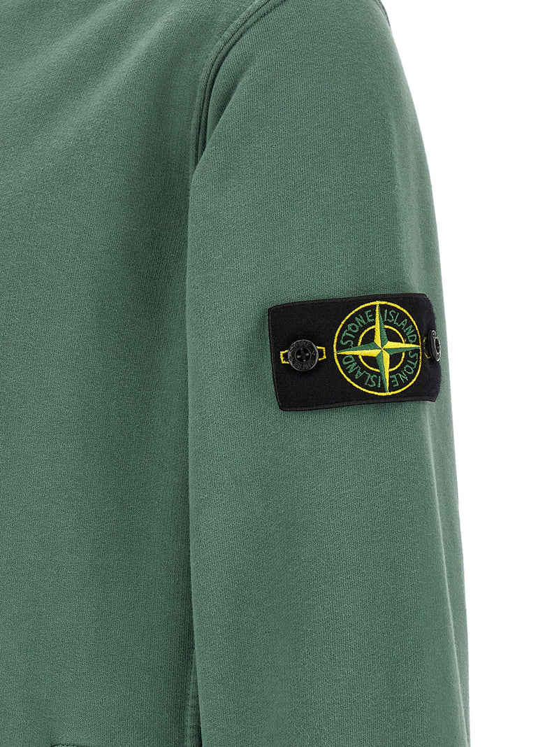Stone Island Bicolor Cotton Sweatshirt