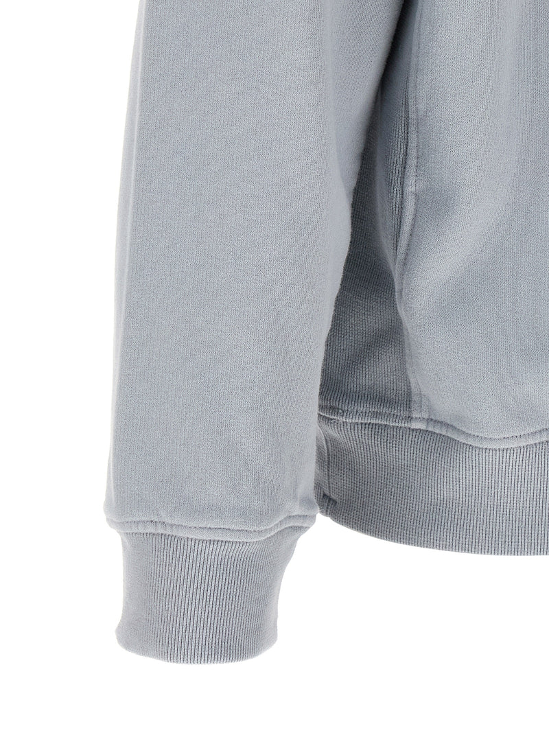 Stone Island Gray Cotton Sweatshirt