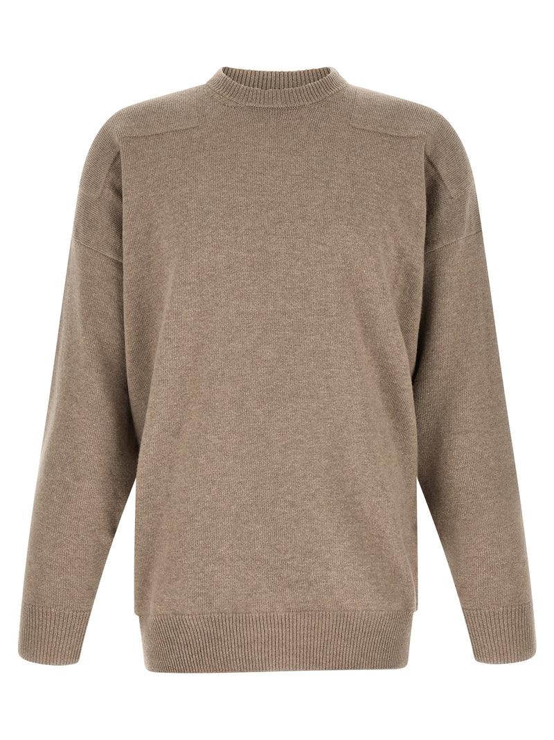 Jil Sander Beige Wool Cardigan