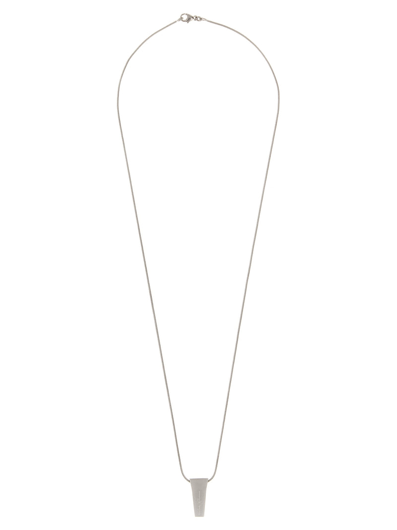 Rick Owens Silver Brass Necklace
