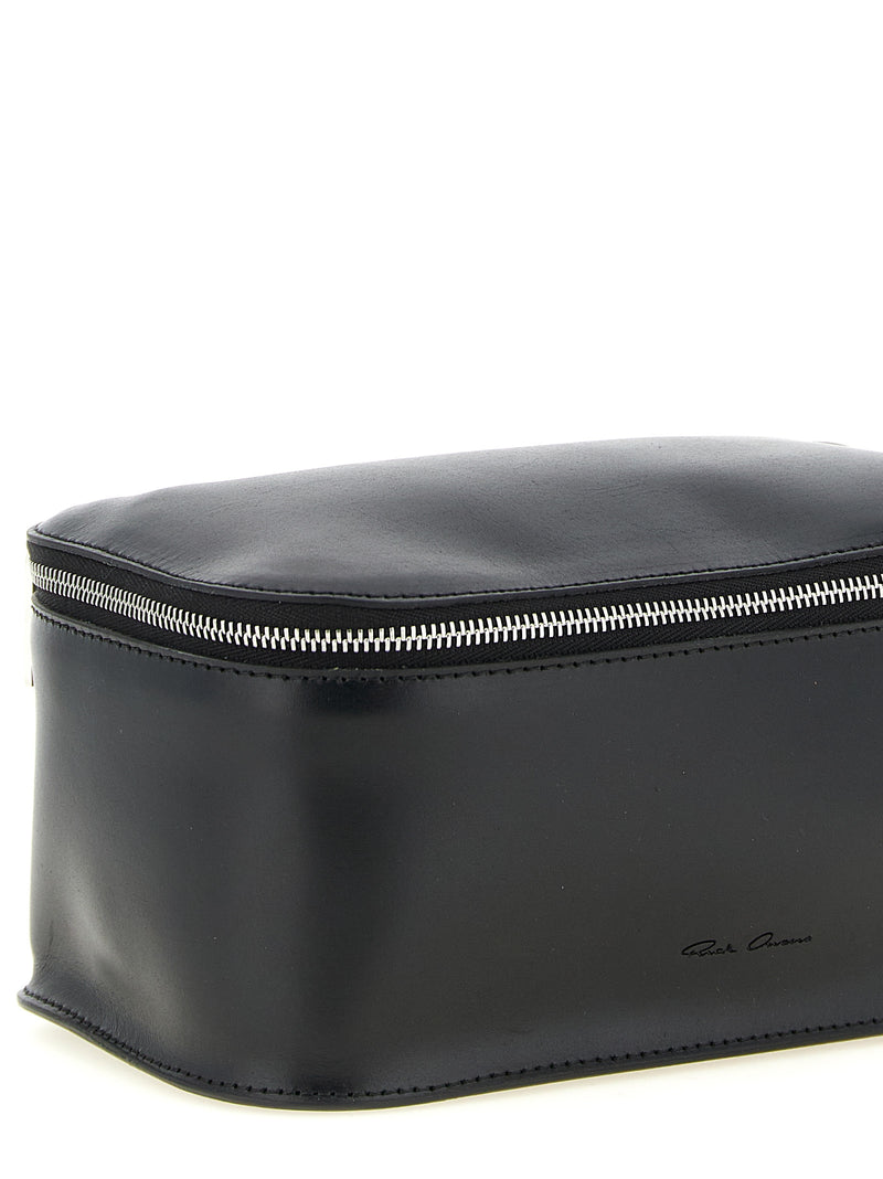 Rick Owens Black Calfskin Airpod Holder