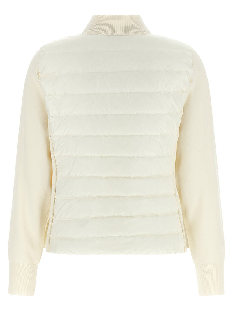 Moncler White Polyamide Cardigan