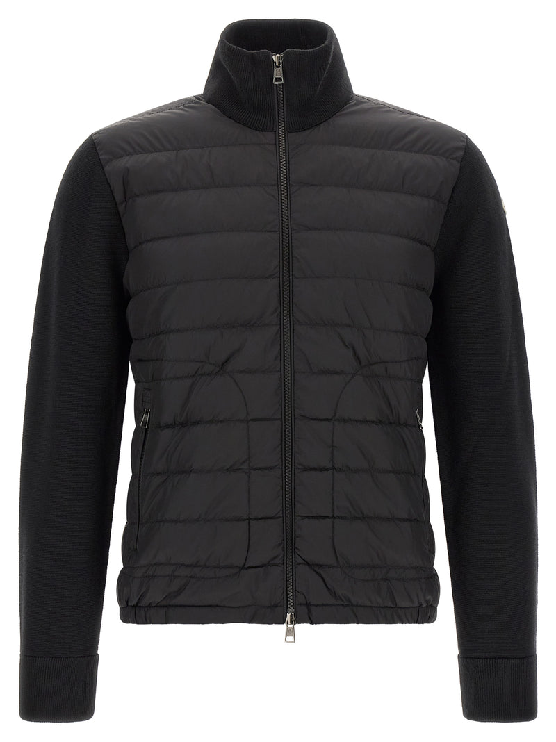Moncler Black Polyamide Cardigan