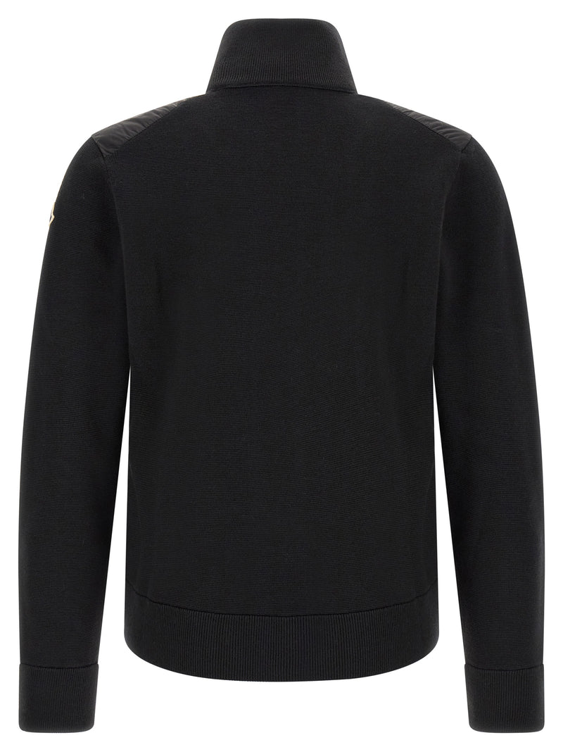 Moncler Black Polyamide Cardigan