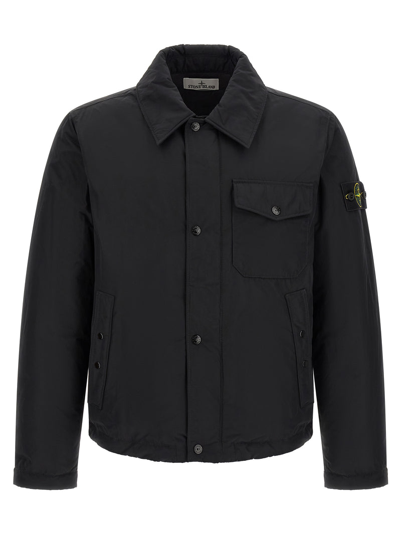 Stone Island Black Polyester Jacket