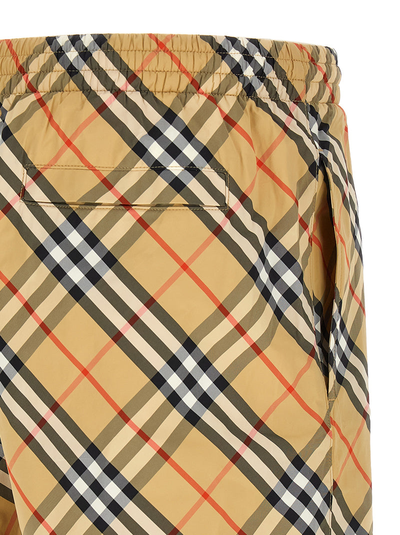 Burberry Beige Polyamide Swim Shorts
