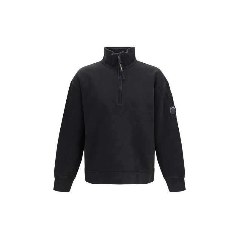 C.P. Company Black Cotton Sweatshirt