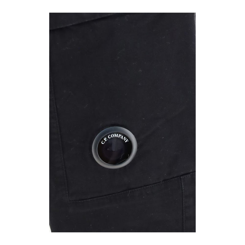 C.P. Company Black Cotton Cargo Pants