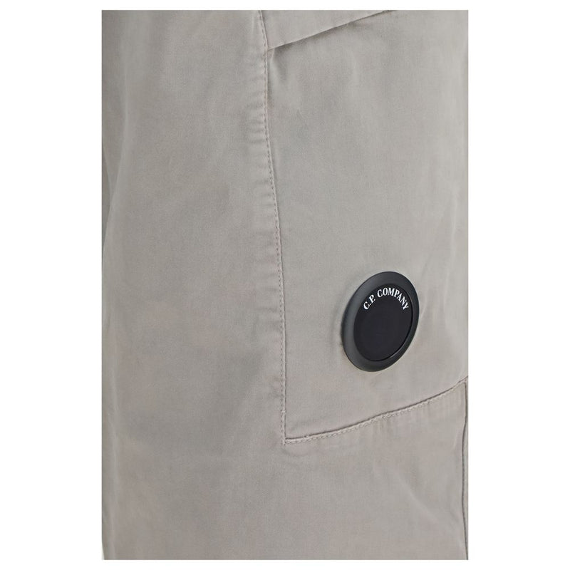 C.P. Company Gray Cotton Cargo Pants