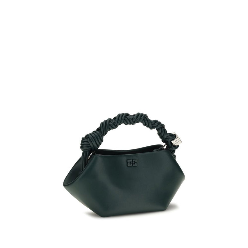 Ganni Bicolor Recycled Leather Handbag