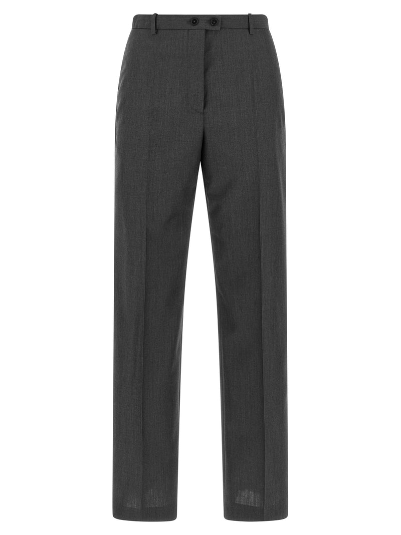 Jil Sander Gray Wool Dress Pants