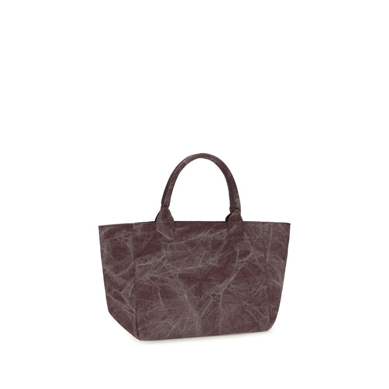Ganni Bordeaux Recycled Cotton Shoulder Bag