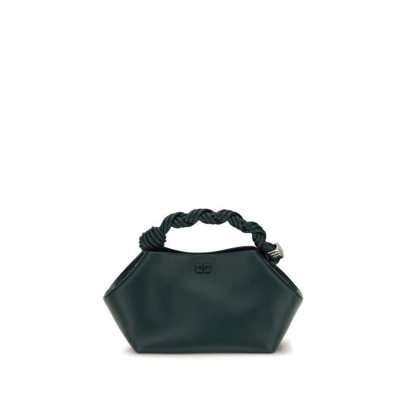 Ganni Bicolor Recycled Leather Handbag