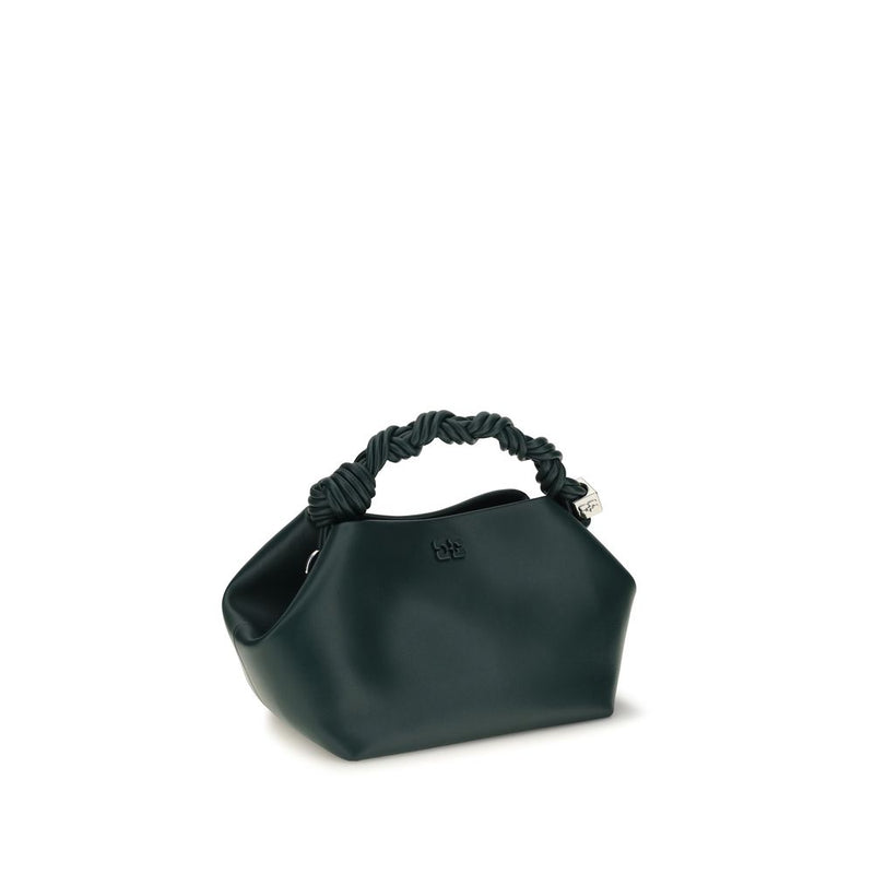 Ganni Bicolor Recycled Leather Handbag