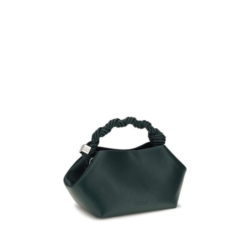 Ganni Bicolor Recycled Leather Handbag