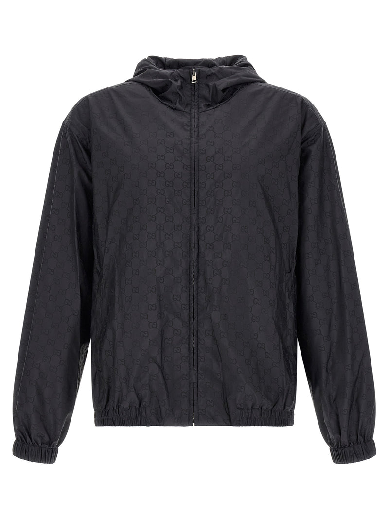 Gucci Black Polyamide Shell Jacket
