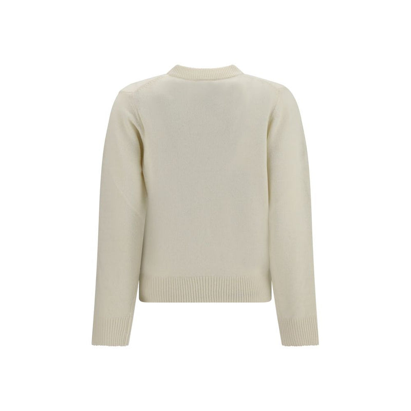 Ganni Beige Wool Oves Aries Sweatshirt
