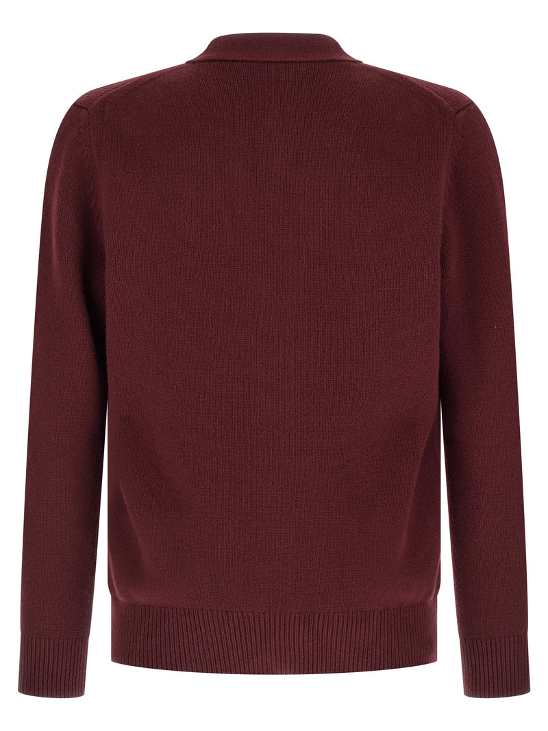 Gucci Bordeaux Cashmere Cardigan