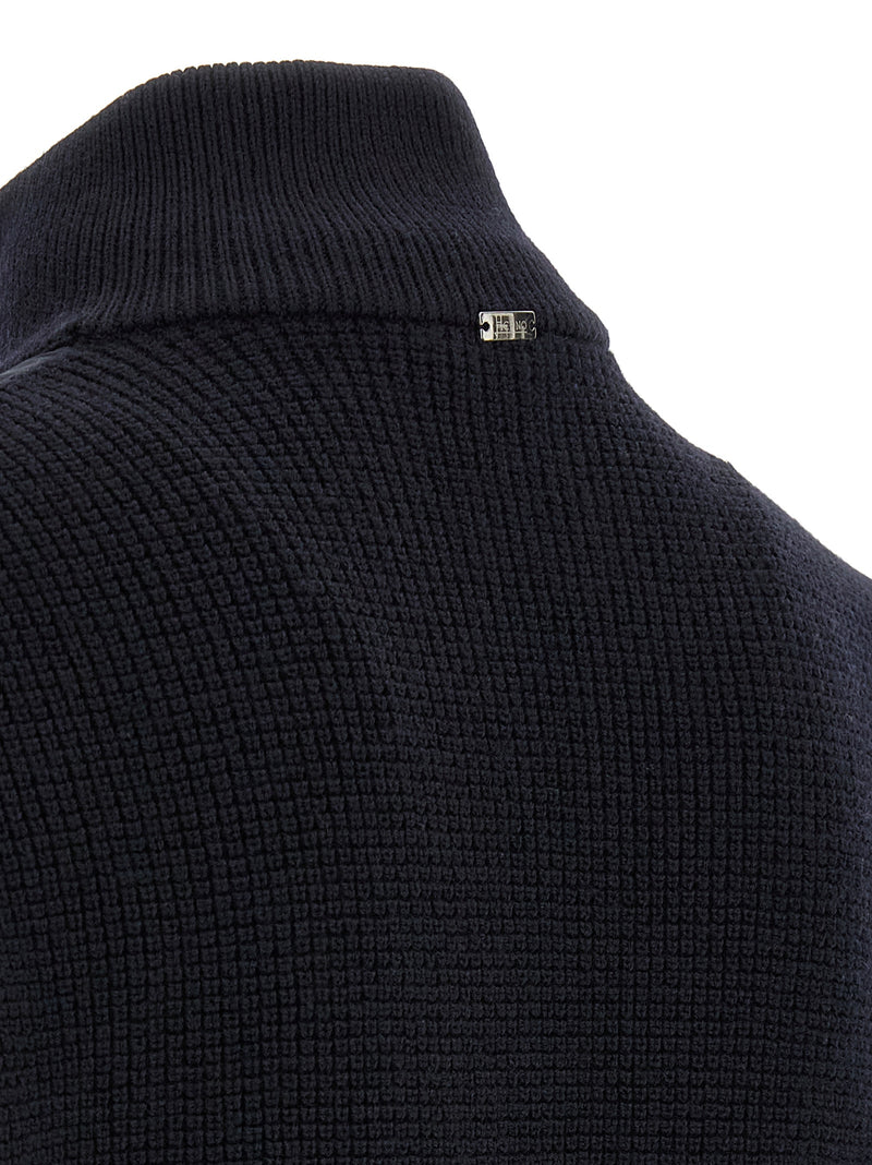 Herno Blue Wool Jacket
