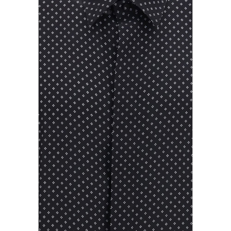 Tom Ford Black Silk Pattern Shirt
