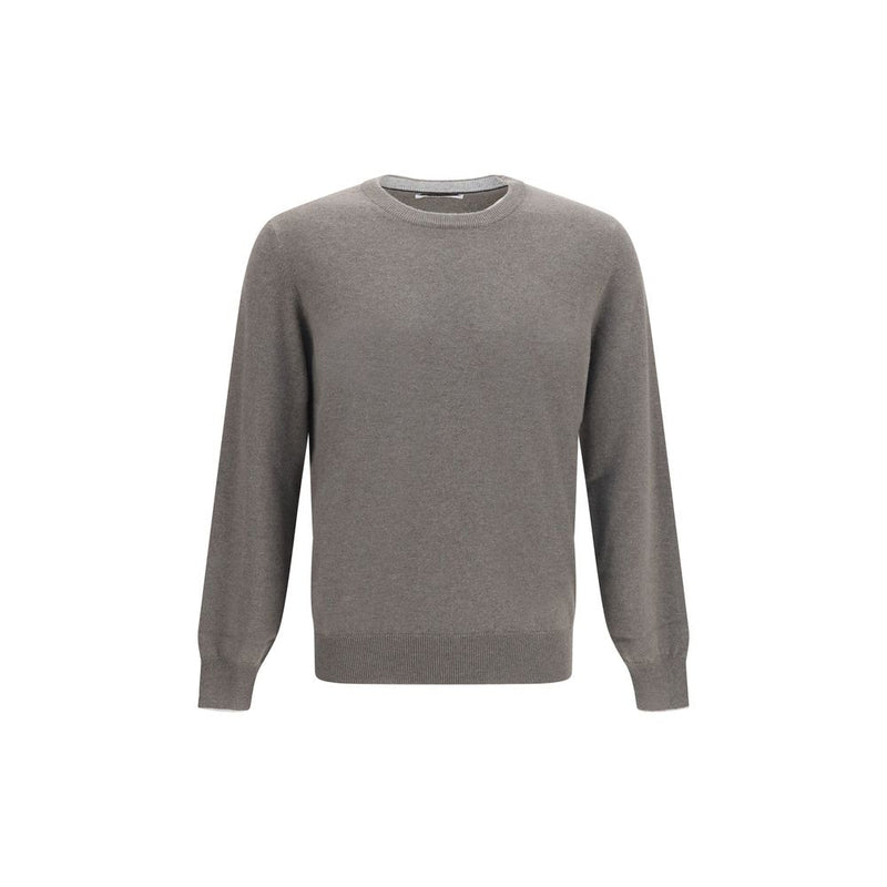 Brunello Cucinelli Gray Cashmere Sweater