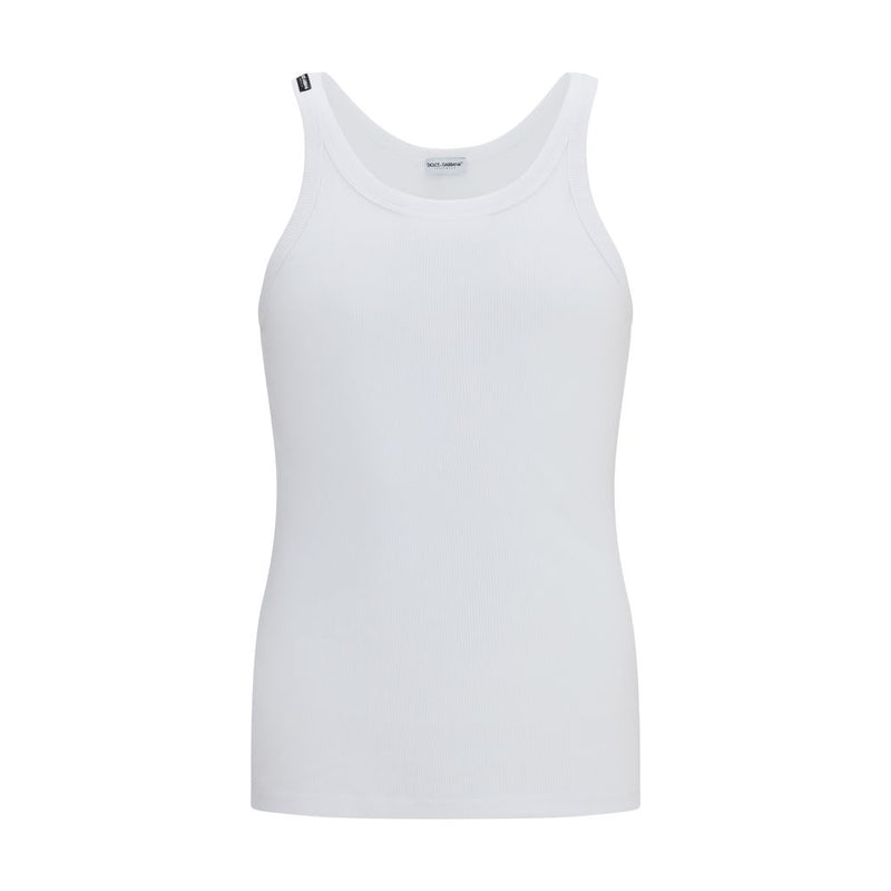 Dolce & Gabbana White Cotton Top