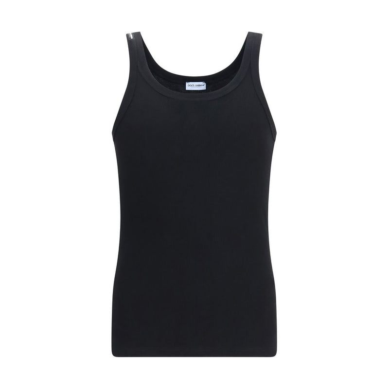 Dolce & Gabbana Black Cotton Top